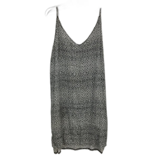 Edited Spaghetti Strap Black Diamond Pattern Mini Dress Ladies Size 14