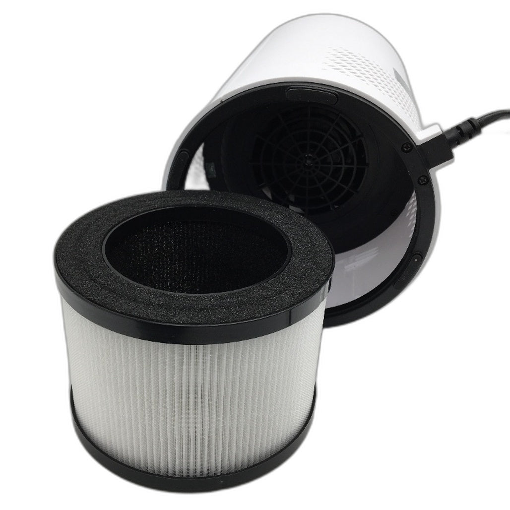 KJ10 3 Stage Filtration Quiet LED Touch Control Air Purifier in White NEW