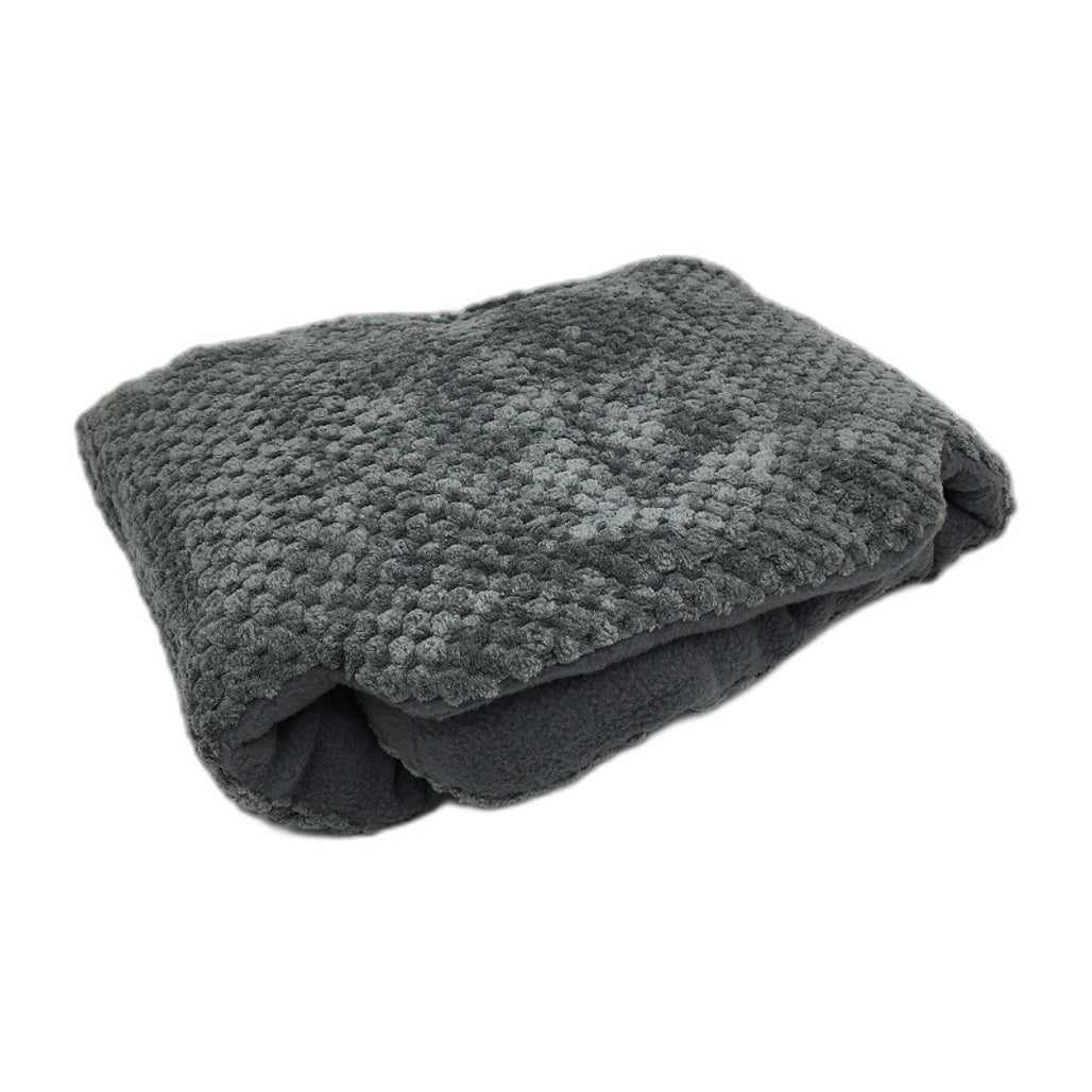 Uncn Microwavable Neck Grey Fleece Natural Filling Wrap in Grey NEW