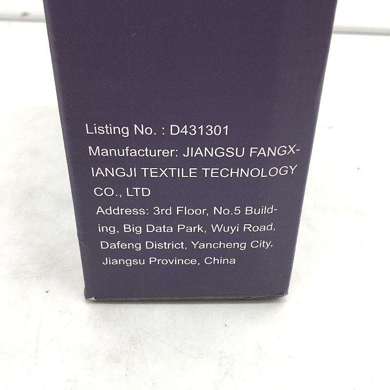 Uncn Microwavable Neck Grey Fleece Natural Filling Wrap in Grey NEW