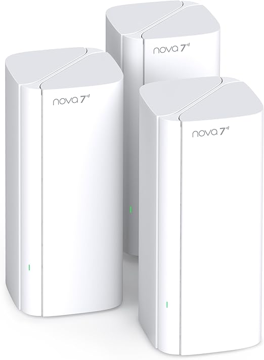 Tenda BE3600 3 Pack ME3 Pro Nova Dual Band Multi Gigabit Mesh WiFi 7 System NEW