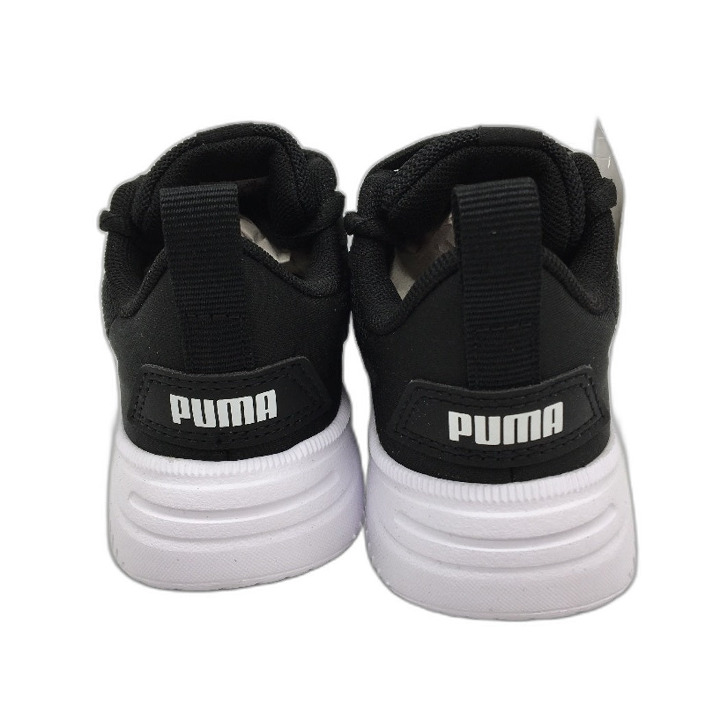 Puma Soft Enzo NXT PS Black & White Accent Sneakers KIDS Size US 12 EU 29 NEW