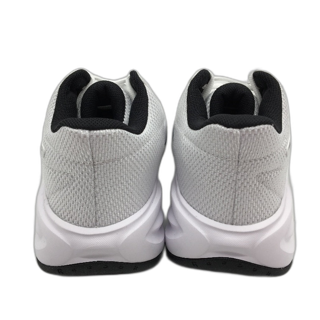 Reebok Press White Fabric Basketball Sneakers Unisex US M 8 W 9.5 EU 40.5 NEW