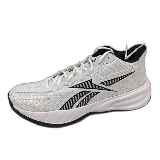 Reebok Press Black Fabric Basketball Sneakers Unisex US M9.5 W11 EU 42.5 NEW