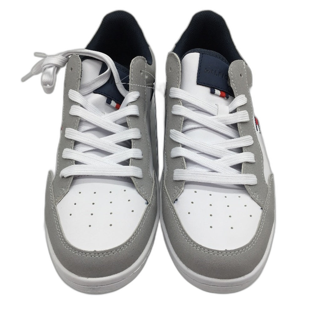 Tommy Hilfiger Grey White Navy TM Lenard Sneaker Trainers Mens US 10 EU 43 NEW