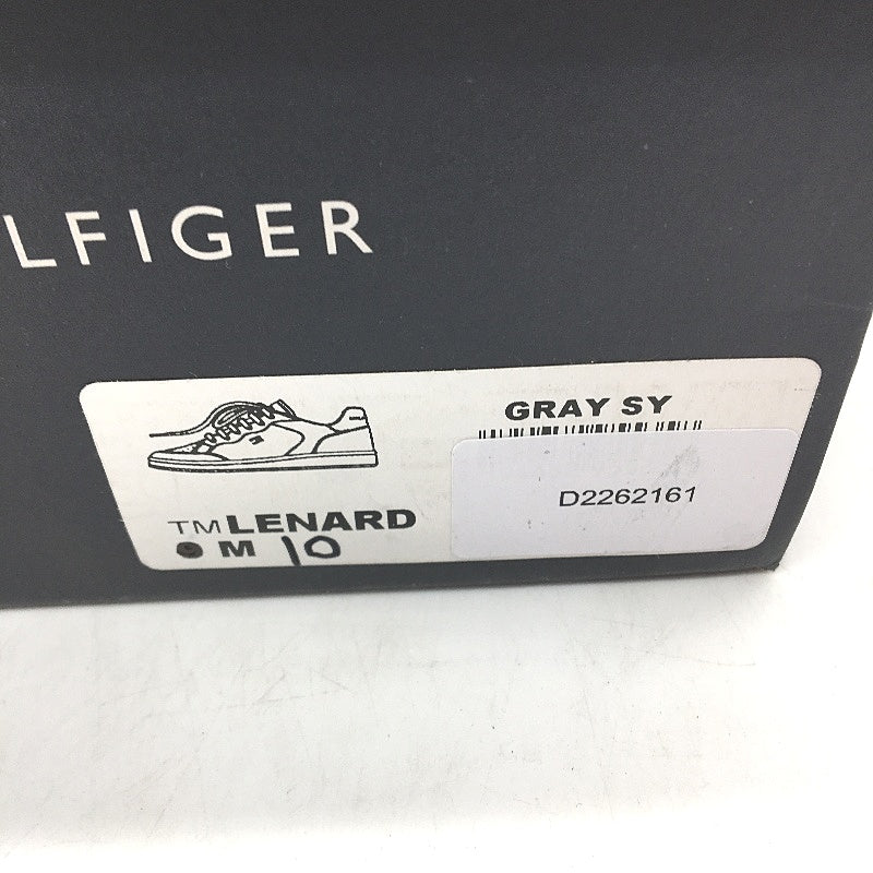 Tommy Hilfiger Grey White Navy TM Lenard Sneaker Trainers Mens US 10 EU 43 NEW