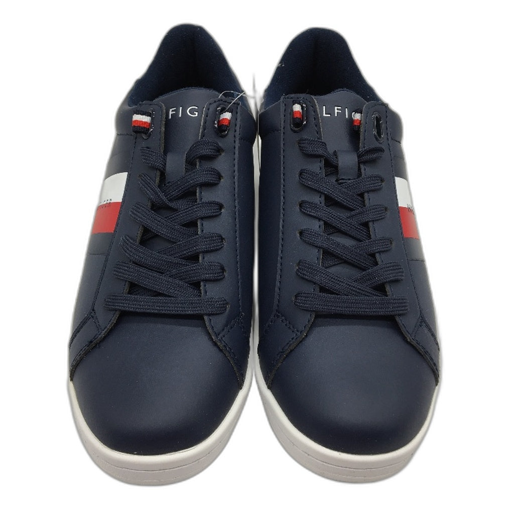Tommy Hilfiger Navy Blue TM Lectern Sneaker Lace Up Trainers Mens US 9 EU 42 NEW