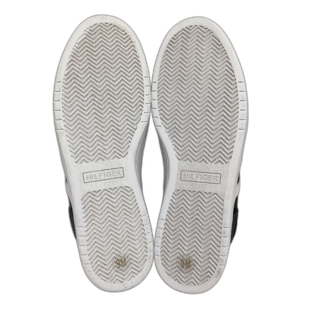 Tommy Hilfiger Navy & White TM Leman Sneaker Lace Up Trainers Mens US9 EU 42 NEW