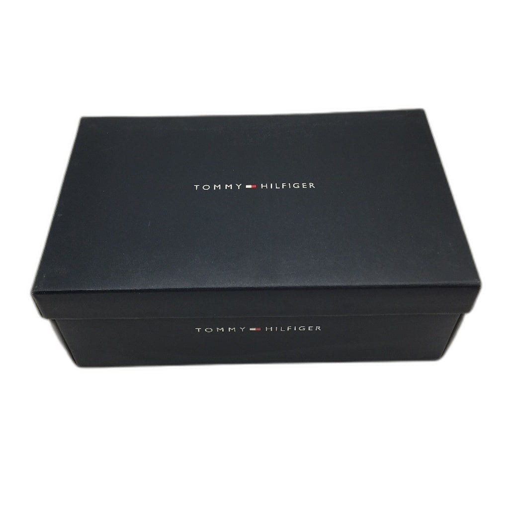 Tommy Hilfiger Navy & White TM Leman Sneaker Lace Up Trainers Mens US9 EU 42 NEW