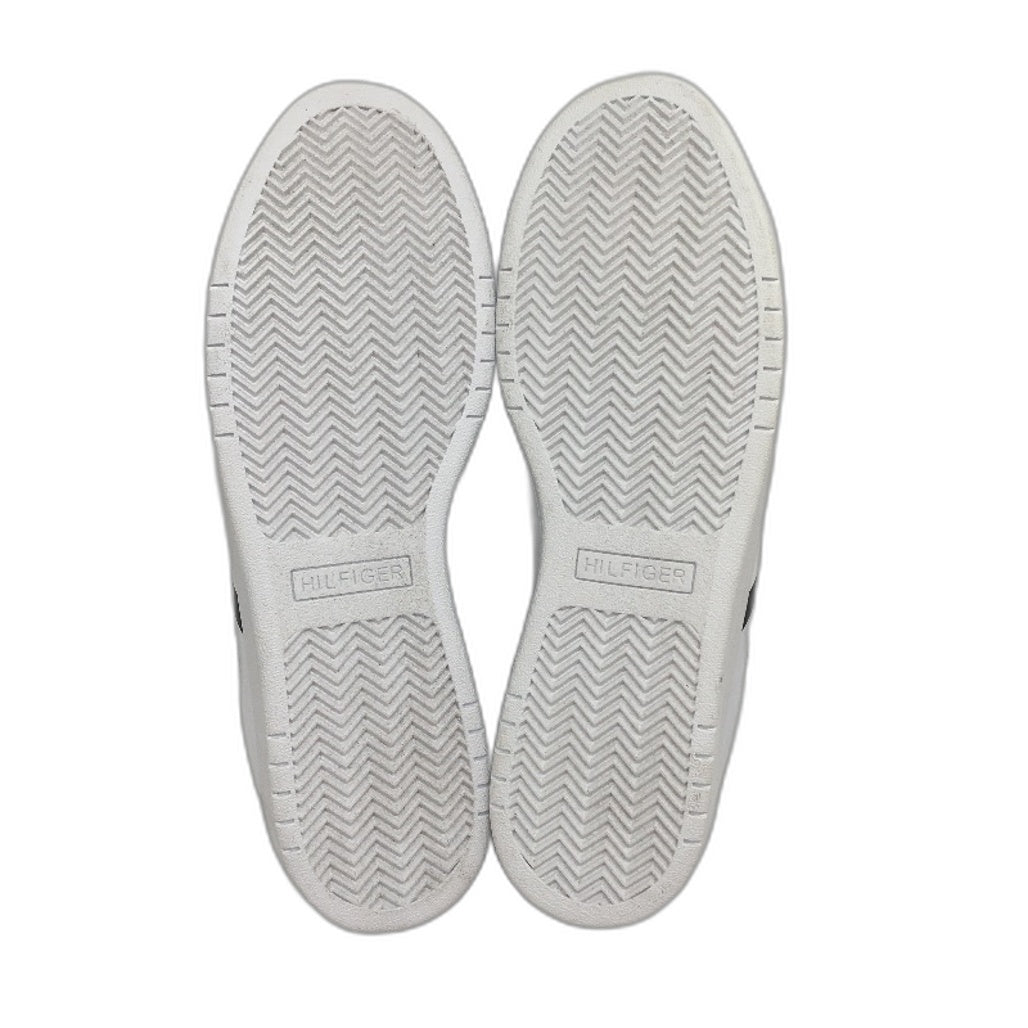 Tommy Hilfiger White TM Lectern Sneaker Lace Up Trainers Mens US 12 EU 45.5 NEW