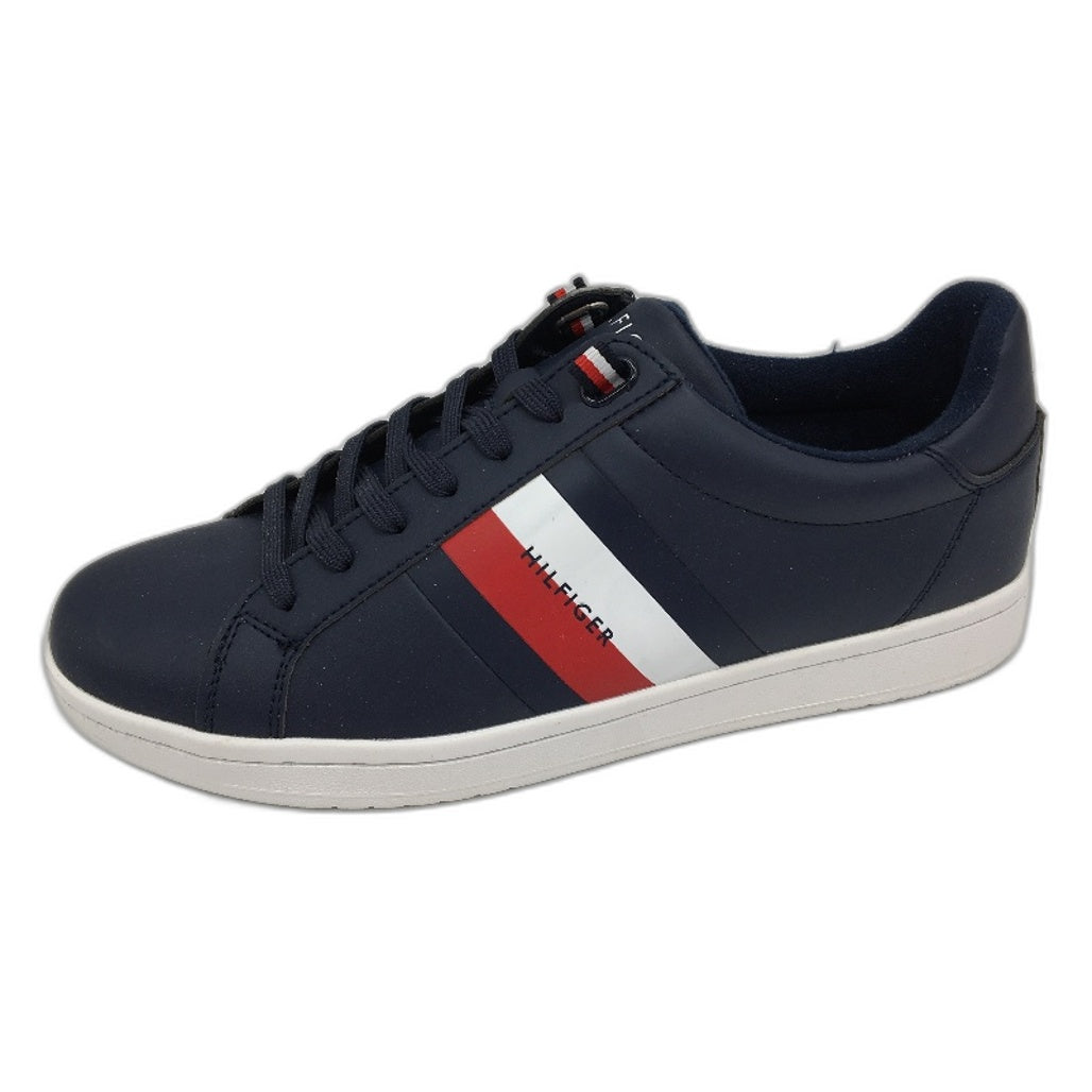 Tommy Hilfiger Navy TM Lectern Sneaker Lace Up Trainers Mens US 12 EU 45.5 NEW
