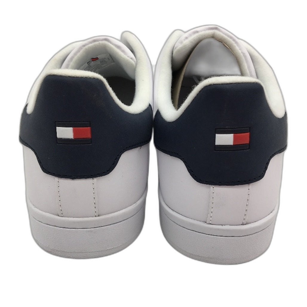 Tommy Hilfiger White TM Ledon Sneaker Lace Up Trainers Mens US 12 EU 45.5 NEW