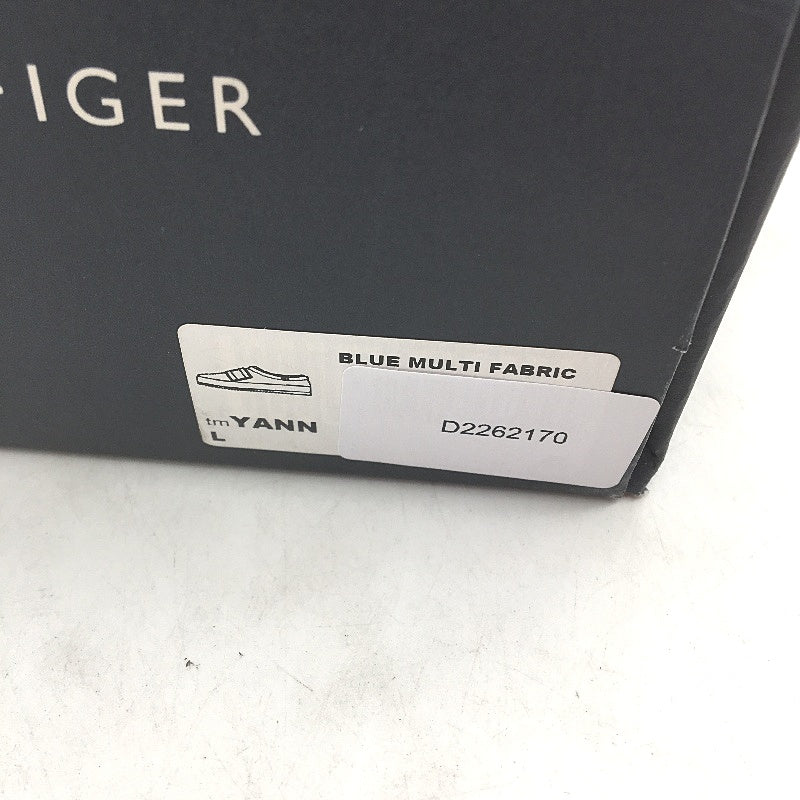 Tommy Hilfiger Navy Blue Yann Soft Fleece Fabric Slippers Mens Large 27-29cm NEW