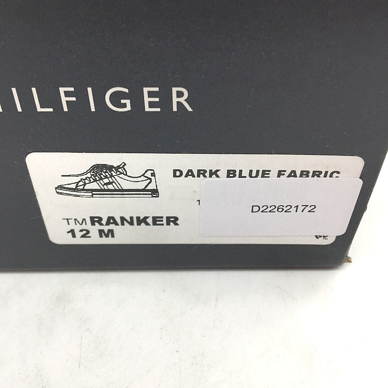 Tommy Hilfiger Navy TM Ranker Sneaker Lace Up Trainers Mens US 12 EU 45.5 NEW