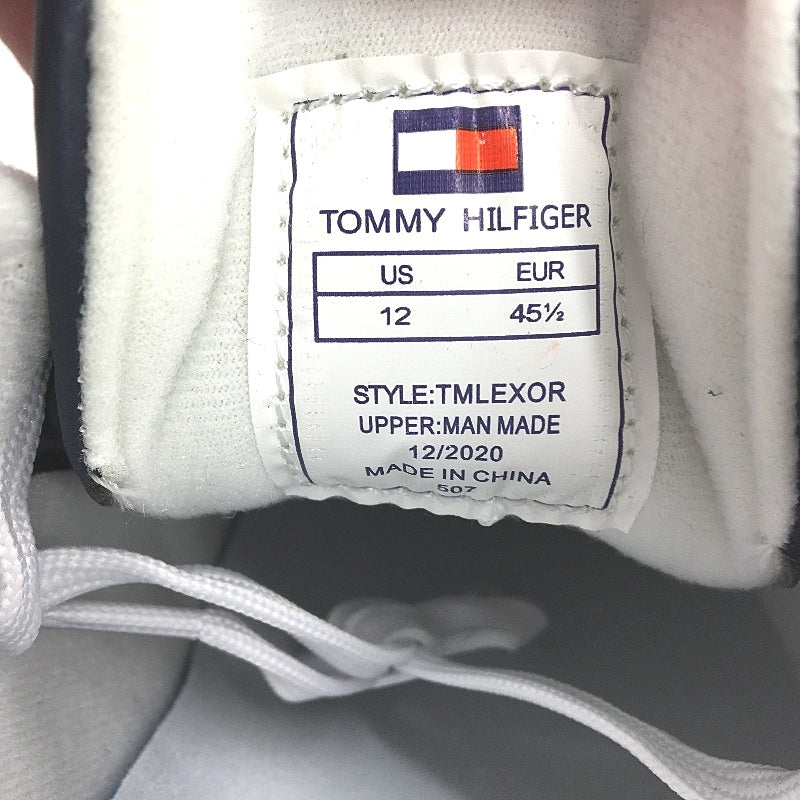 Tommy Hilfiger Navy TM Lexor Sneaker Lace Up Trainers Mens US 12 EU 45.5 NEW