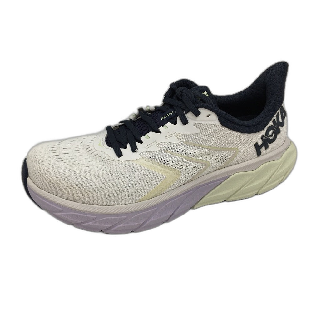Hoka One One Arahi 5 Mesh White & Navy Sneakers Ladies Size US 11B EU 44 NEW