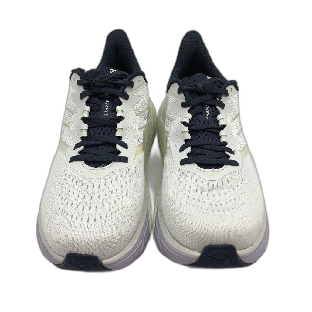Hoka One One Arahi 5 Mesh White & Navy Sneakers Ladies Size US 11B EU 44 NEW