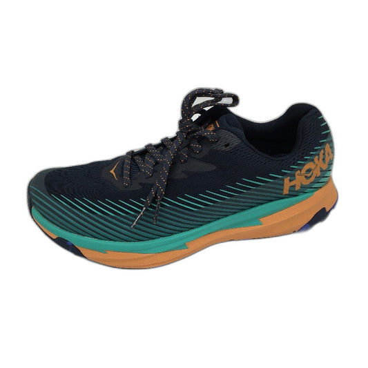 Hoka One One Torrent 2 Navy Teal & Orange Sneakers Mens Size US 8 EU 41 NEW