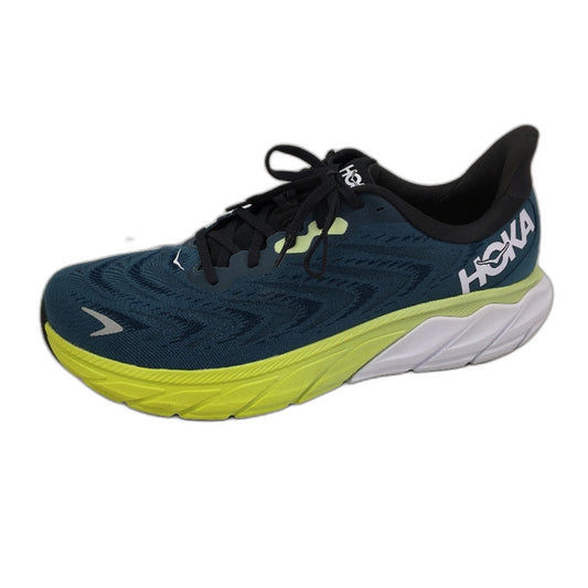 Hoka One One Arahi 6 Mesh Forrest Green & Lime Sneakers Mens US 12D EU46 NEW