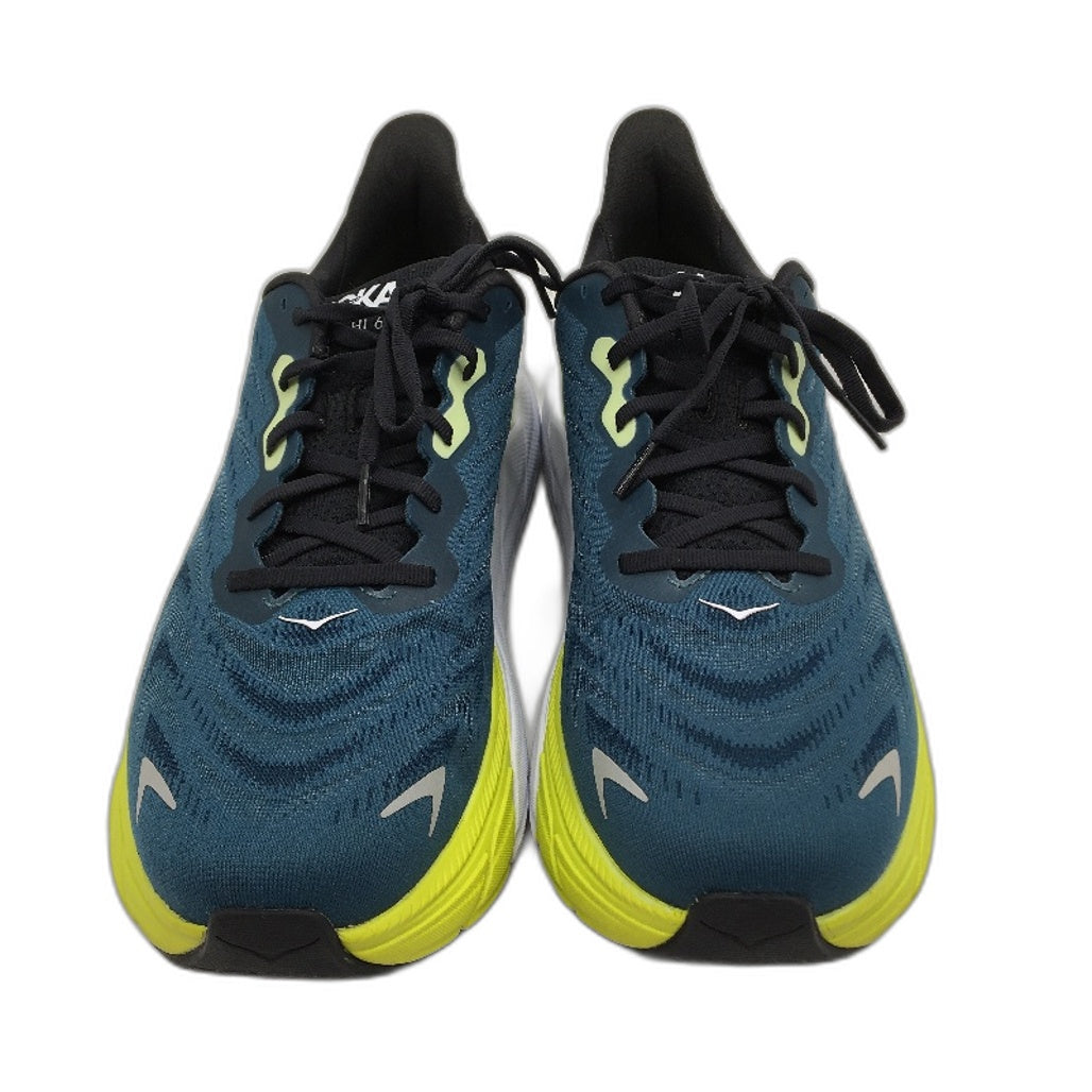 Hoka One One Arahi 6 Mesh Forrest Green & Lime Sneakers Mens US 12D EU46 NEW