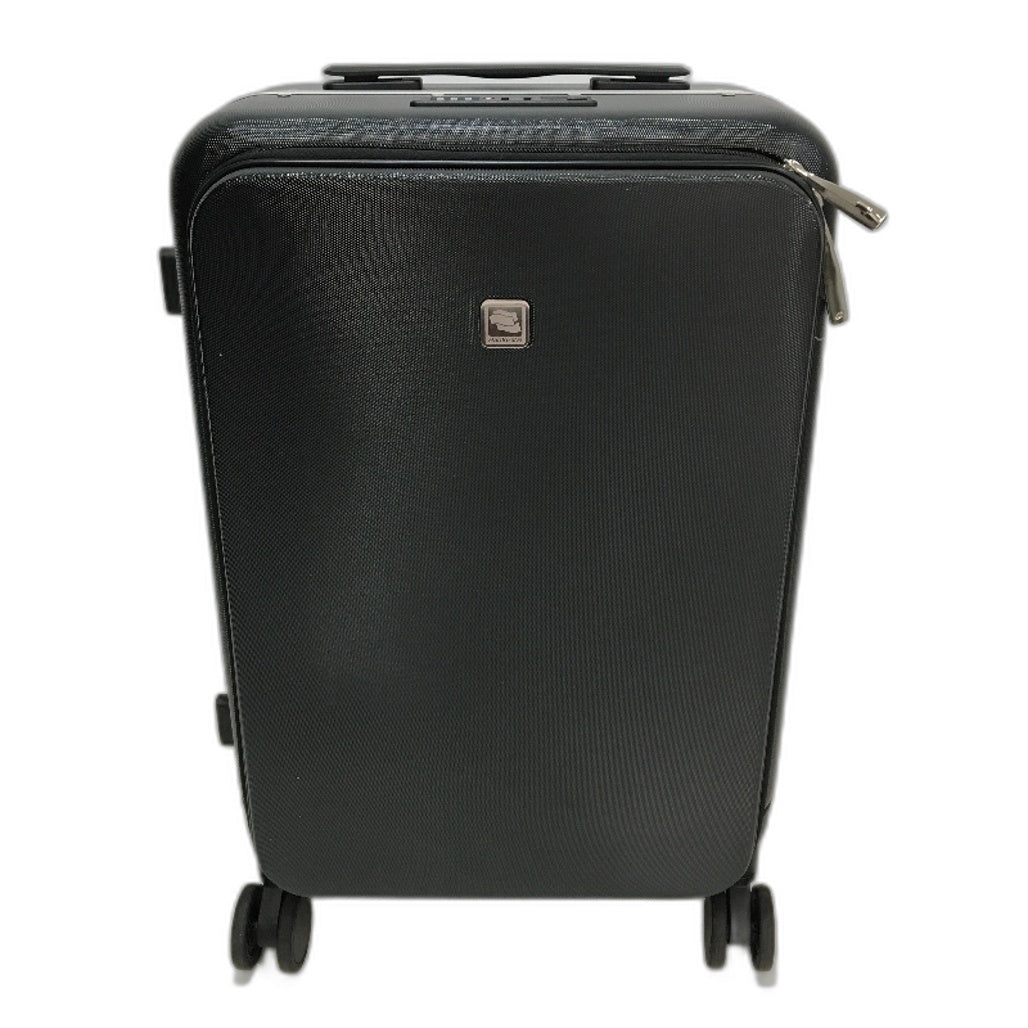 Hanke Black Carry On Luggage Open Top 20" TSA Lockable Hardshell Suitcase NEW
