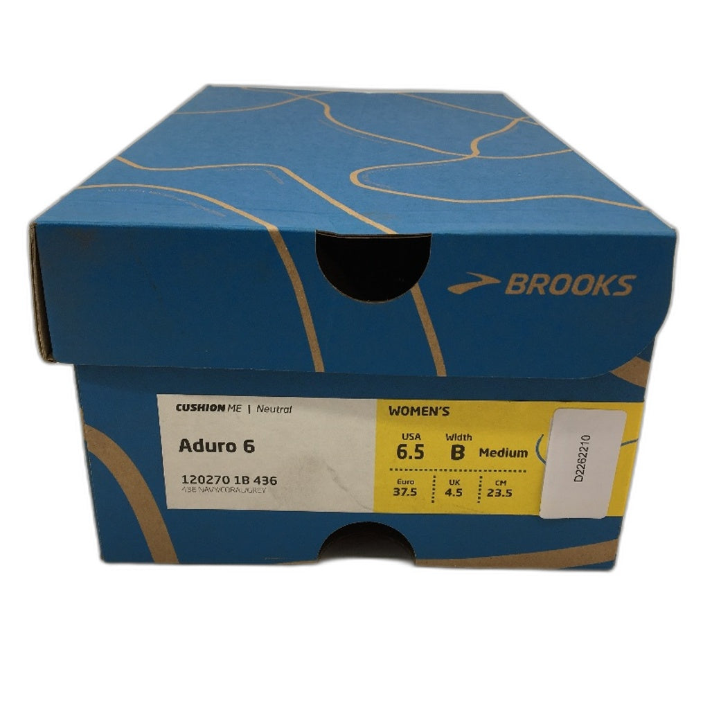 Brooks Aduro 6 Navy Blue Lightweight Running Sneakers Ladies US 6.5B EU 37.5 NEW