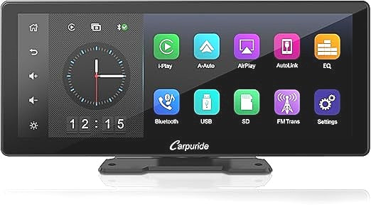 Carpuride W103 Portable Car Stereo Player Apple Carplay &Android Auto 10.3 Inch