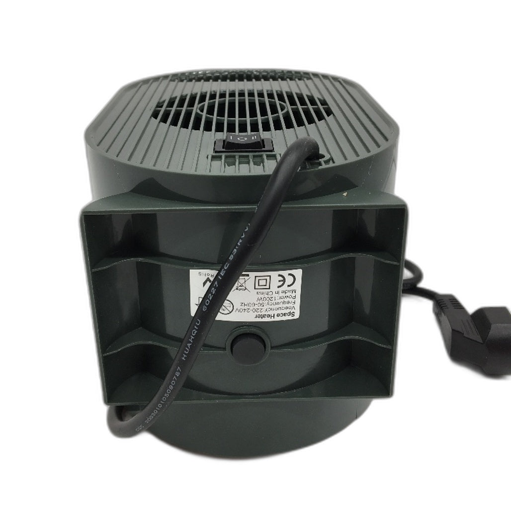Portable Ceramic Fan Heater 1200W Fast Heating 2 Speed Overheat Protection NEW