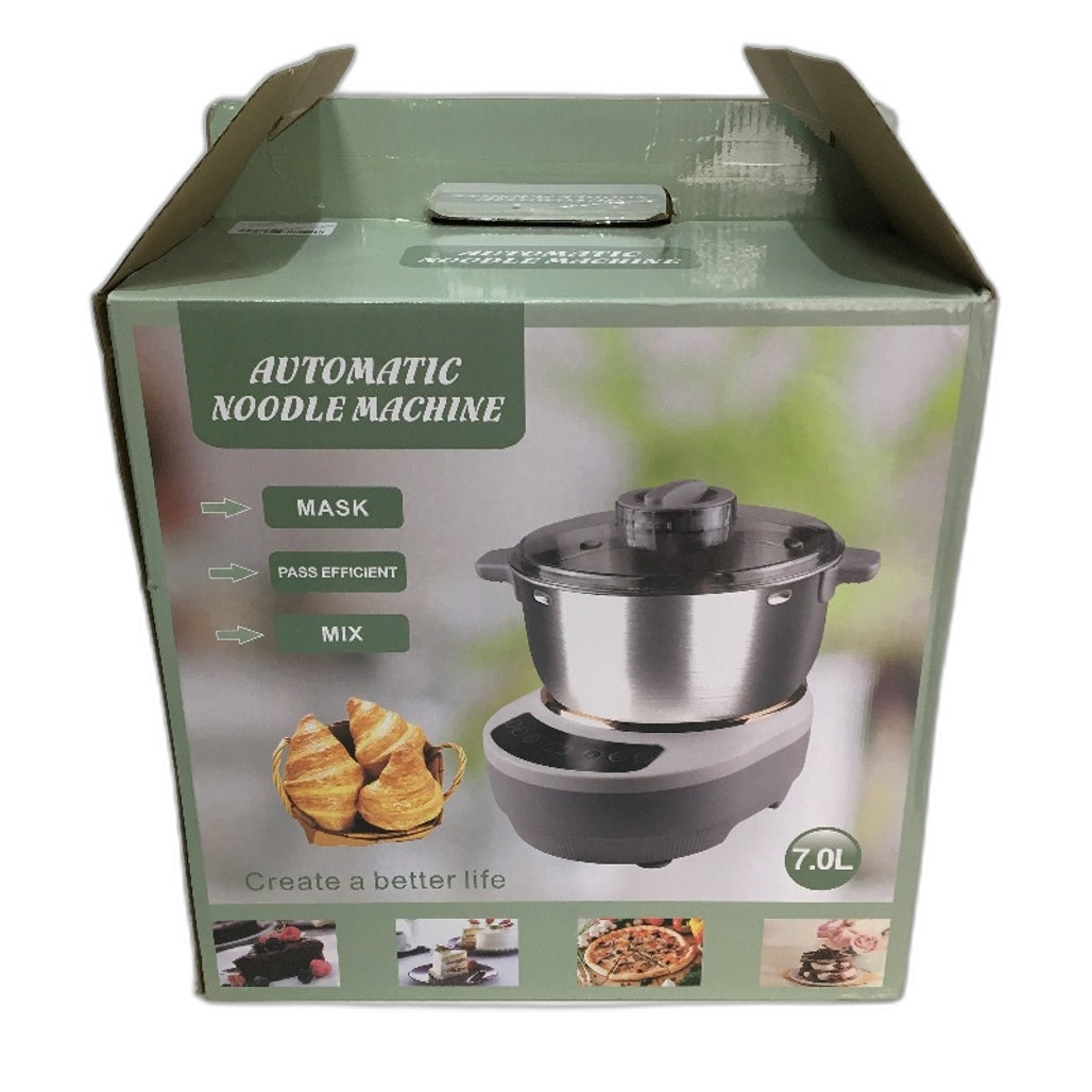 Stainless Steel 7L Automatic Noodle Machine Dough Maker Mixer Ferment Timer NEW