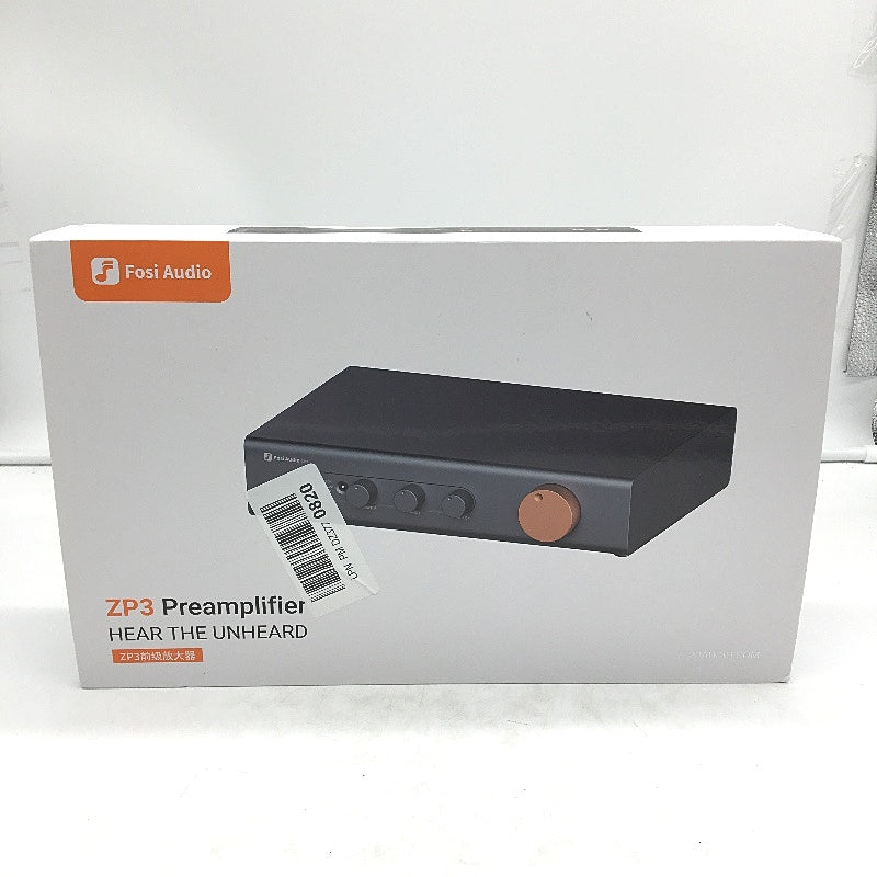 Fosi Audio ZP3 Balanced Preamp With 2 RCA & 1 XLR Inputs HPF Pre Amplifier NEW