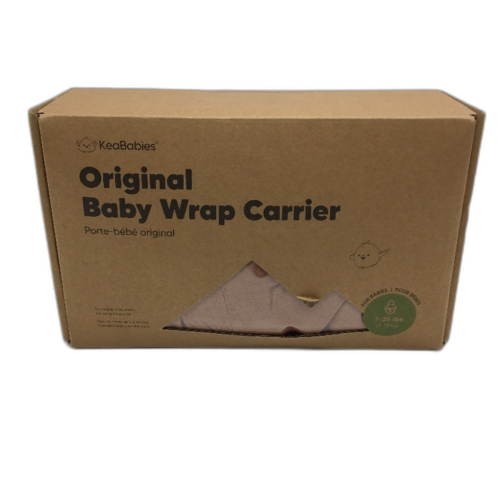 Keababies Original Baby Wrap Carrier Ring Sling Adjustable 7-15KG Terracotta NEW