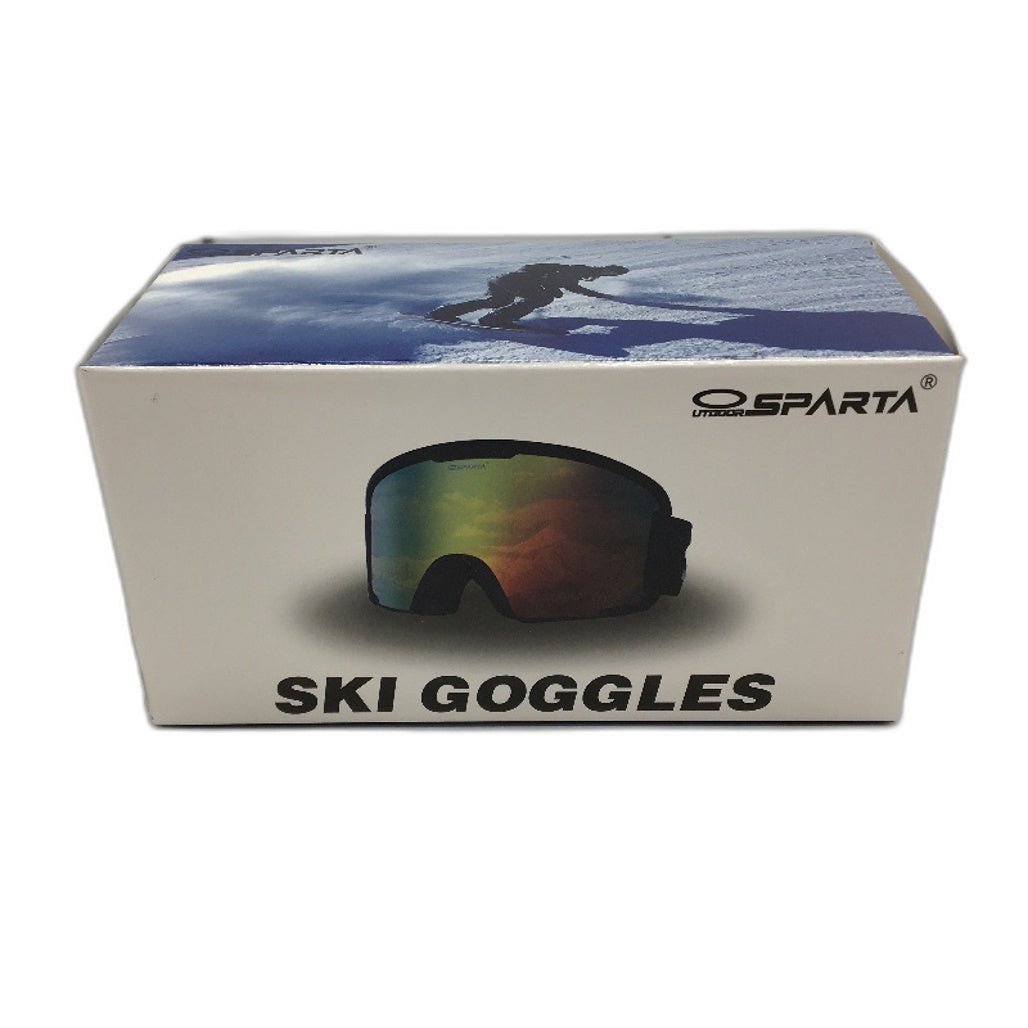 Outdoor Sparta Snow Sports Ski Goggles Helmet Compatible 100% UV Protection NEW