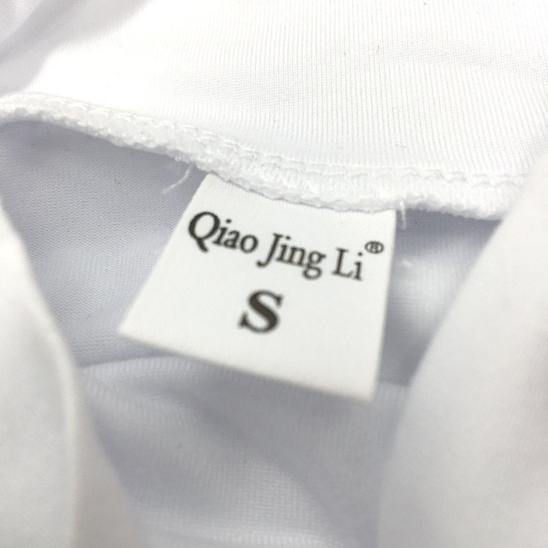 Stretchy Long Sleeve Turtle Neck Fitted Basic Tops Tees Shirts Womens Size S NEW