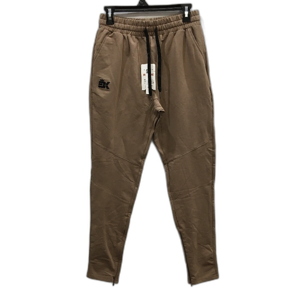 BROKIG Joggers Casual Sweatpants Tracksuit Pants With Ankle Zip Mens Size M NEW