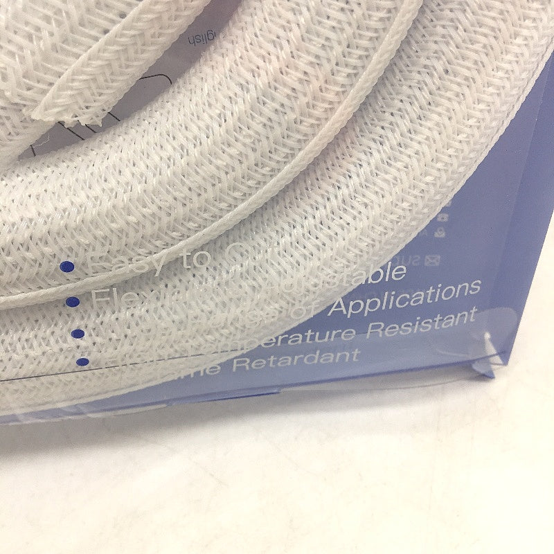 AGPTEK 2 Pack 5Ft Cable Sleeve Cover Cord Management Under Desk Wire Hider NEW