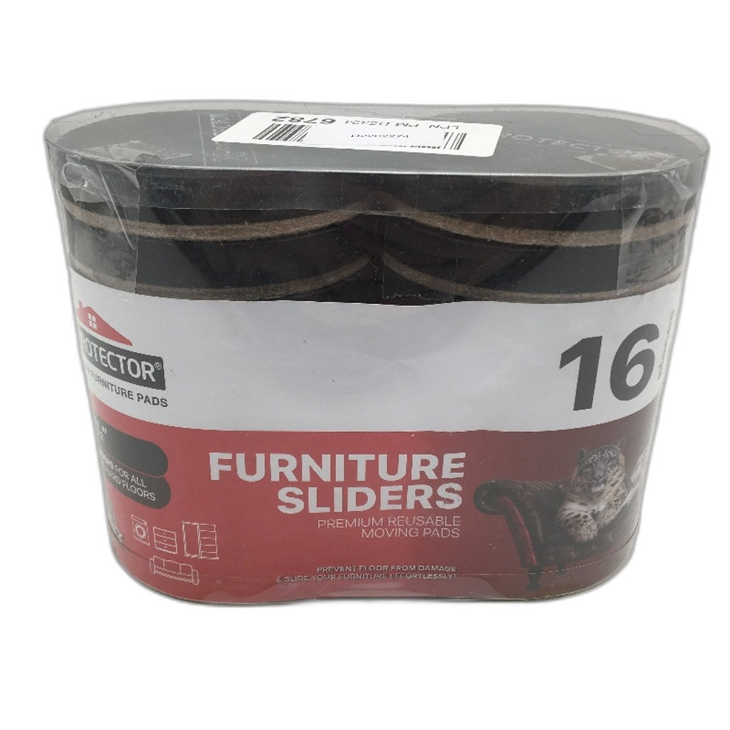 X Protector Heavy Duty Felt Furniture Sliders 16 Pack For Hardwood Floors NEW