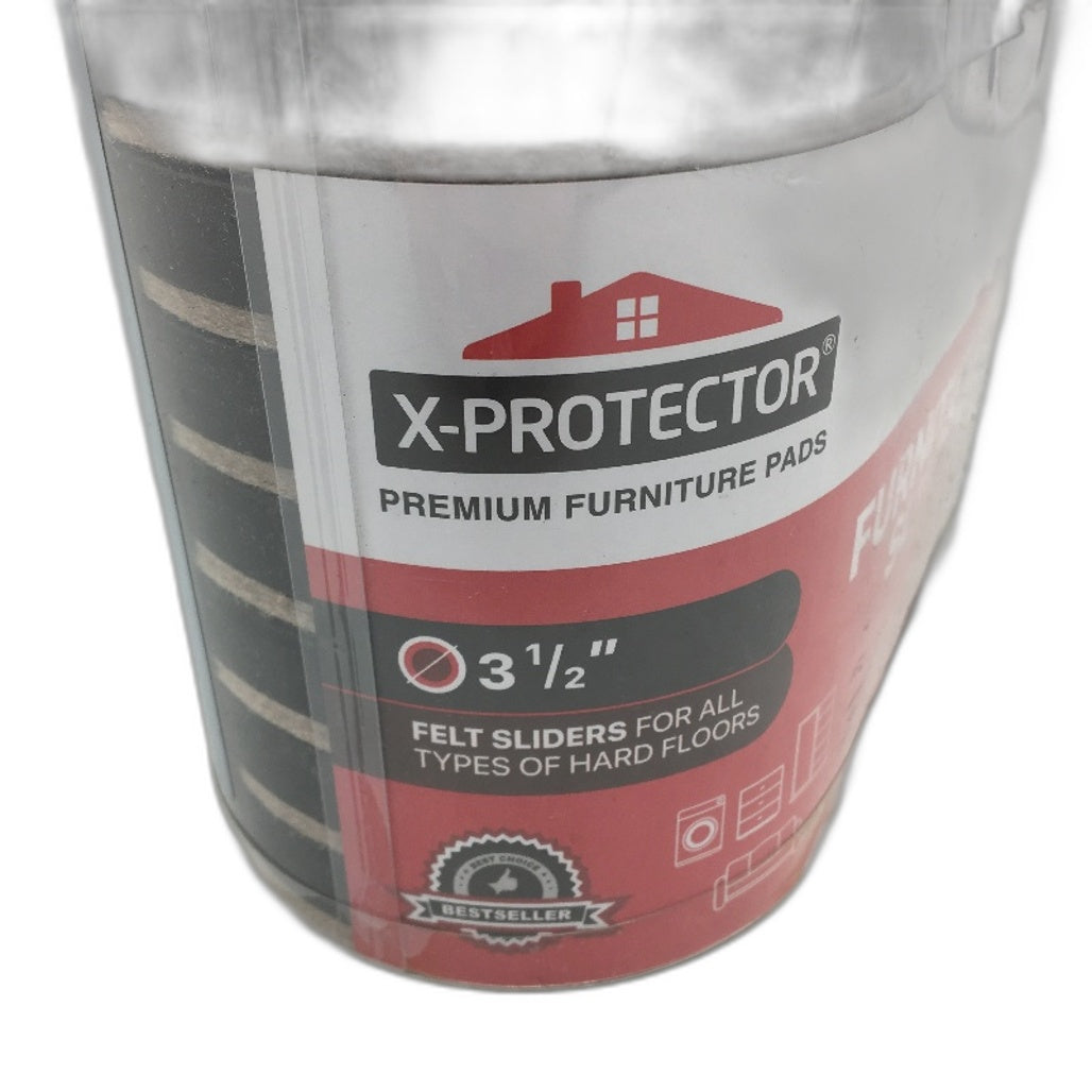 X Protector Heavy Duty Felt Furniture Sliders 16 Pack For Hardwood Floors NEW