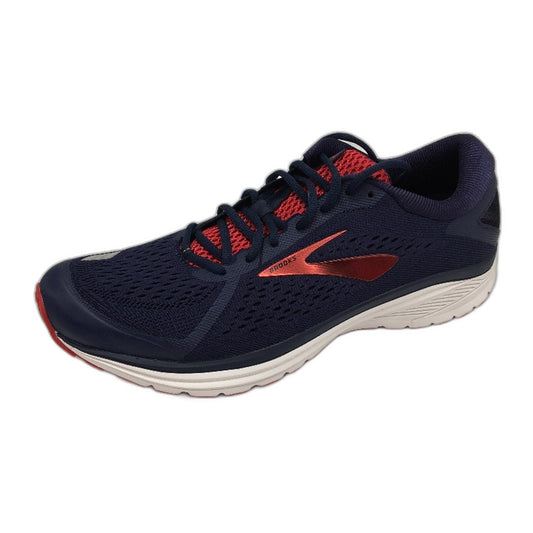 Brooks Aduro 6 Navy Blue & Cherry Running Sneaker Shoes Mens US 13D EU47.5 NEW