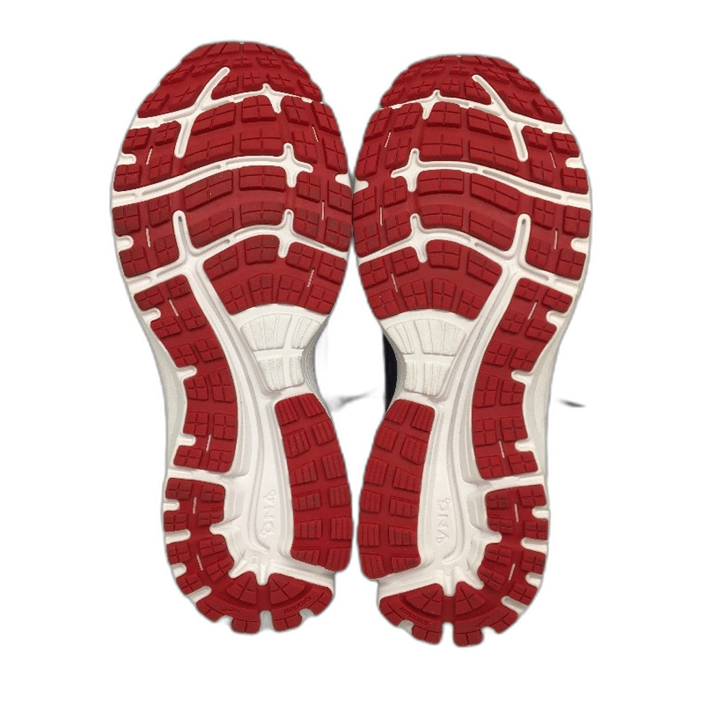 Brooks Aduro 6 Navy Blue & Cherry Running Sneaker Shoes Mens US 9.5D EU 43 DEMO