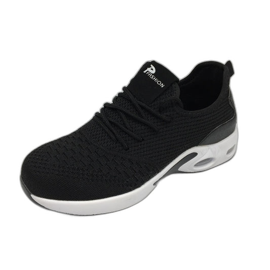 PFashion Safety Steel Toe Black Light Work Trainers Mens Size EU 43 AU 9 NEW