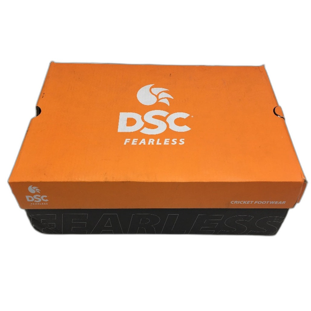 DSC Fearless Jaffa 22 White Teal Orange Cricket Sports Shoes Mens UK 10 US11 NEW