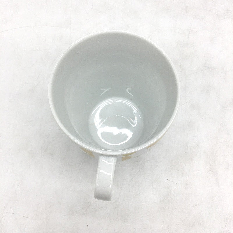 VINTAGE NEW Readers Digest Yellow Chrysanthemum Ceramic Mug In Box