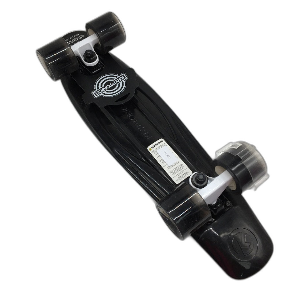 Kryptonics Torpedo Black Teal Retro Style 22 Inch Plastic Skateboard NEW