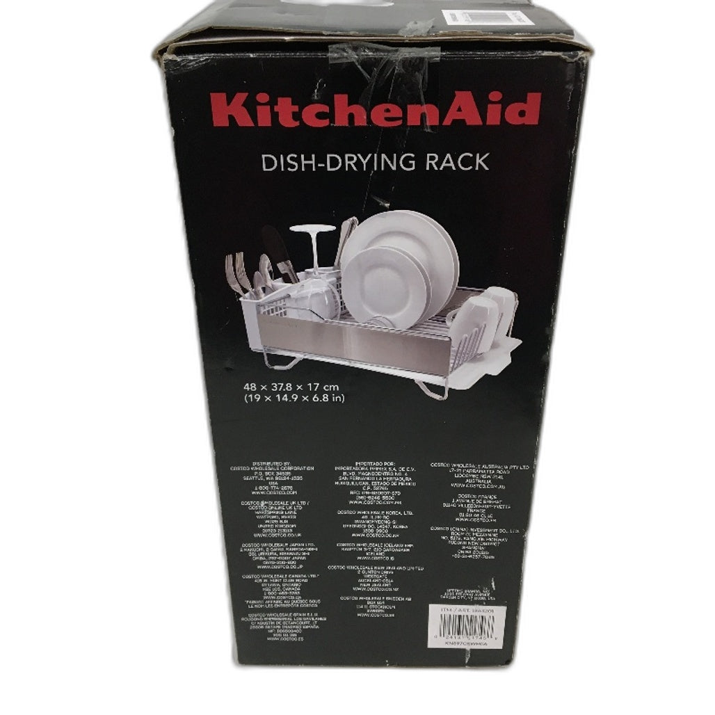 KitchenAid Dish Drying Rack Large Capacity Corrosion Resistant NEW