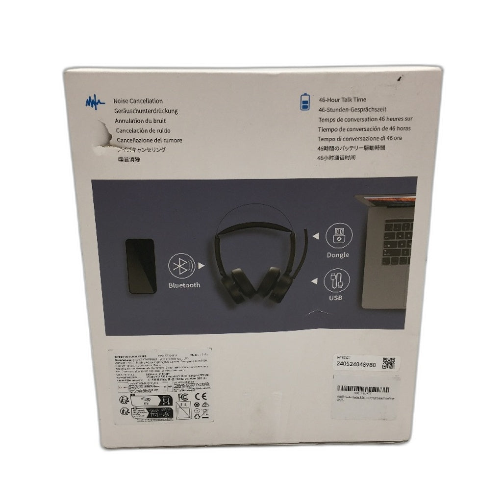 Emeet GeniusCall HS80 Wireless Headphones Noise Cancellation 46H Talk Time NEW