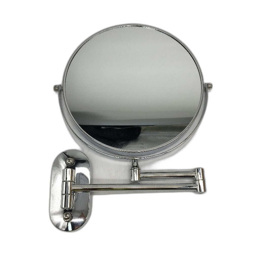 Wall Mounted 22cm Makeup Mirror Double Sided 1x And 5x Magnification NEW