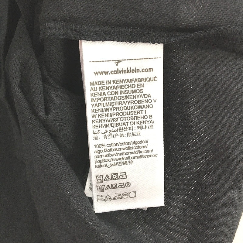 Calvin Klein Jeans Short Sleeve Black Graphic Tee Shirt Mens Size Medium NEW