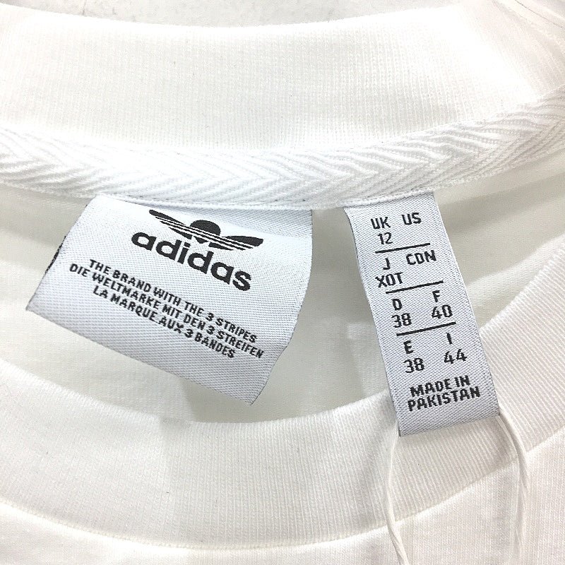 Adidas Originals Adicolor Classics White Trefoil Tee Ladies Size UK 12 NEW