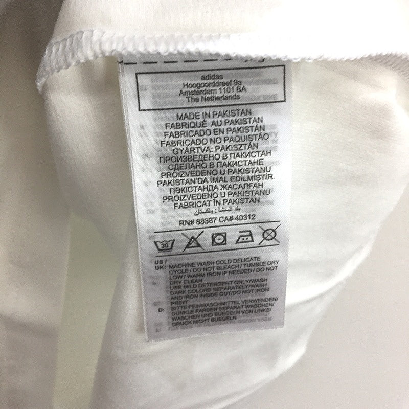 Adidas Originals Adicolor Classics White Trefoil Tee Ladies Size UK 12 NEW