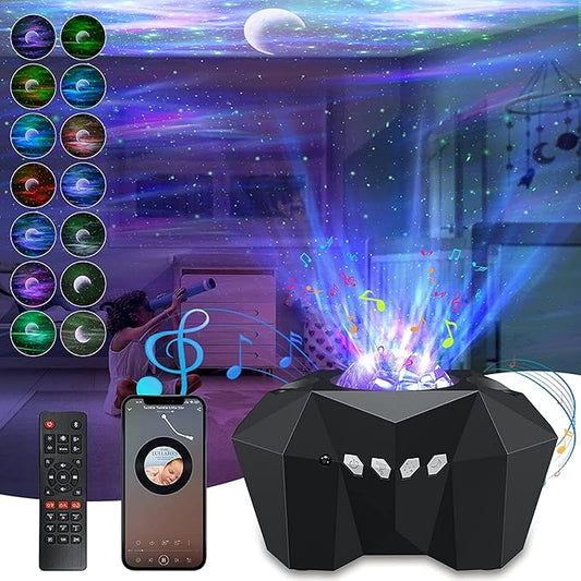 5 in 1 Dream Aurora Star Northern Lights Projector and Bluetooth Speaker NEW